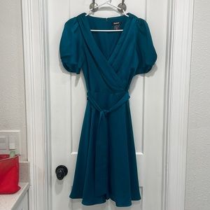Teal dress - formal